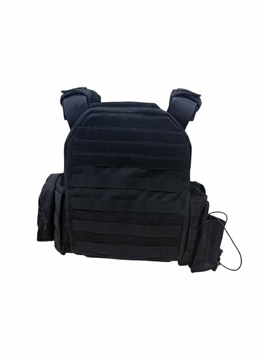 Full Assault Package Vest (FAPV) Gen5 Plate Carrier-Black-Advanced Padding