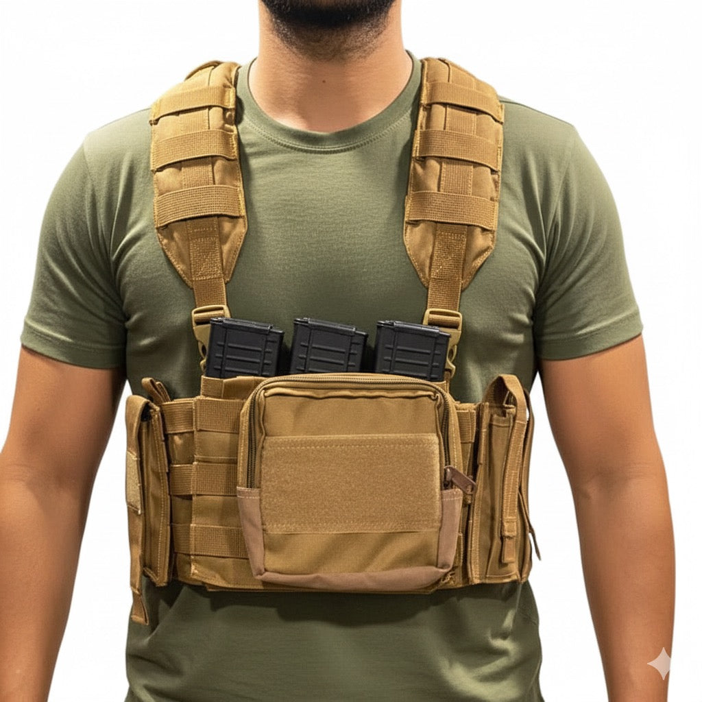 Raider Chest Rig Multicam - Professional Tactical Load Bearing Vest for Pakistan Military & Police