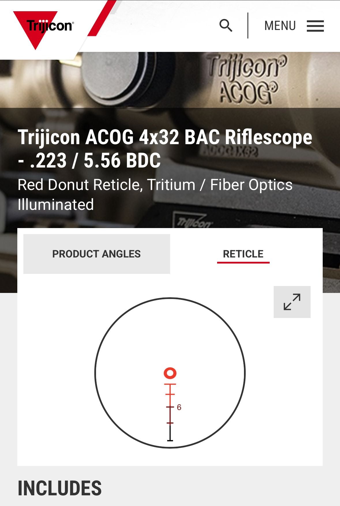 Trijicon ACOG TA31 Old Gen unit 1