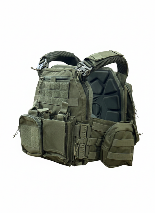 Full Assault Package Vest (FAPV-QR) Gen5 Plate Carrier-Green-Advanced Padding