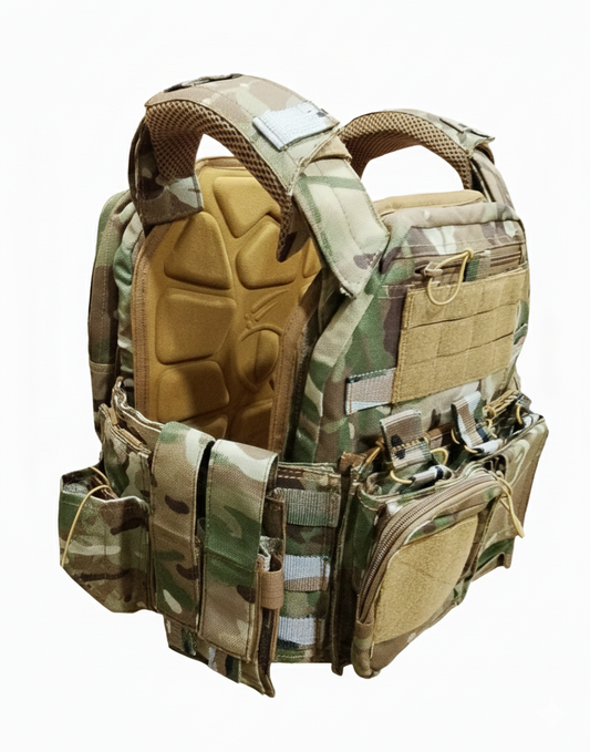 Full Assault Package Vest (FAPV) Gen5 Plate Carrier-MTP British Camo-Advanced Padding