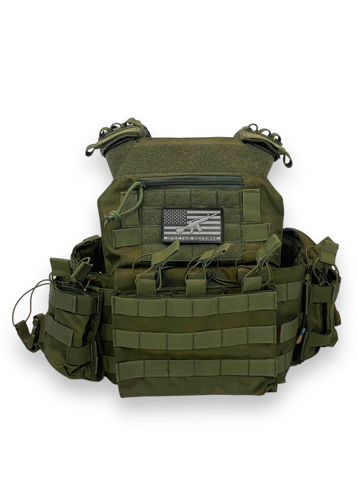 Specter Defense Full Assault Package Vest (FAPV-GEN4) Ranger Green Plate Carrier