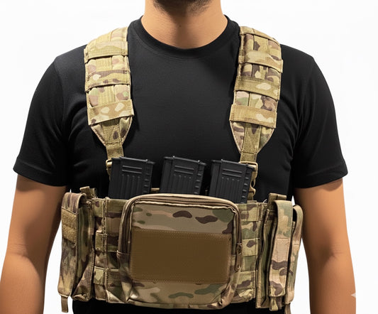 Raider Chest Rig Multicam - Professional Tactical Load Bearing Vest for Pakistan Military & Police
