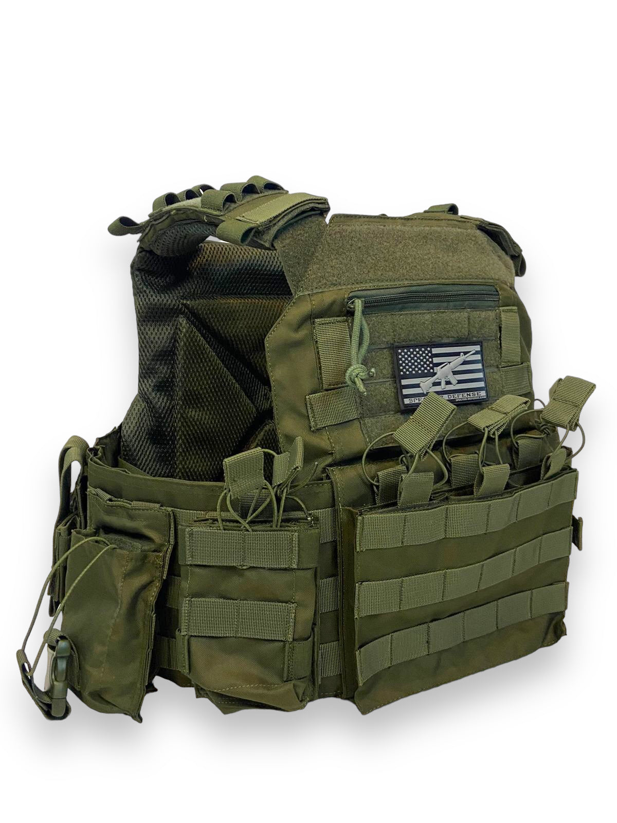 Specter Defense Full Assault Package Vest (FAPV-GEN4) Ranger Green Plate Carrier