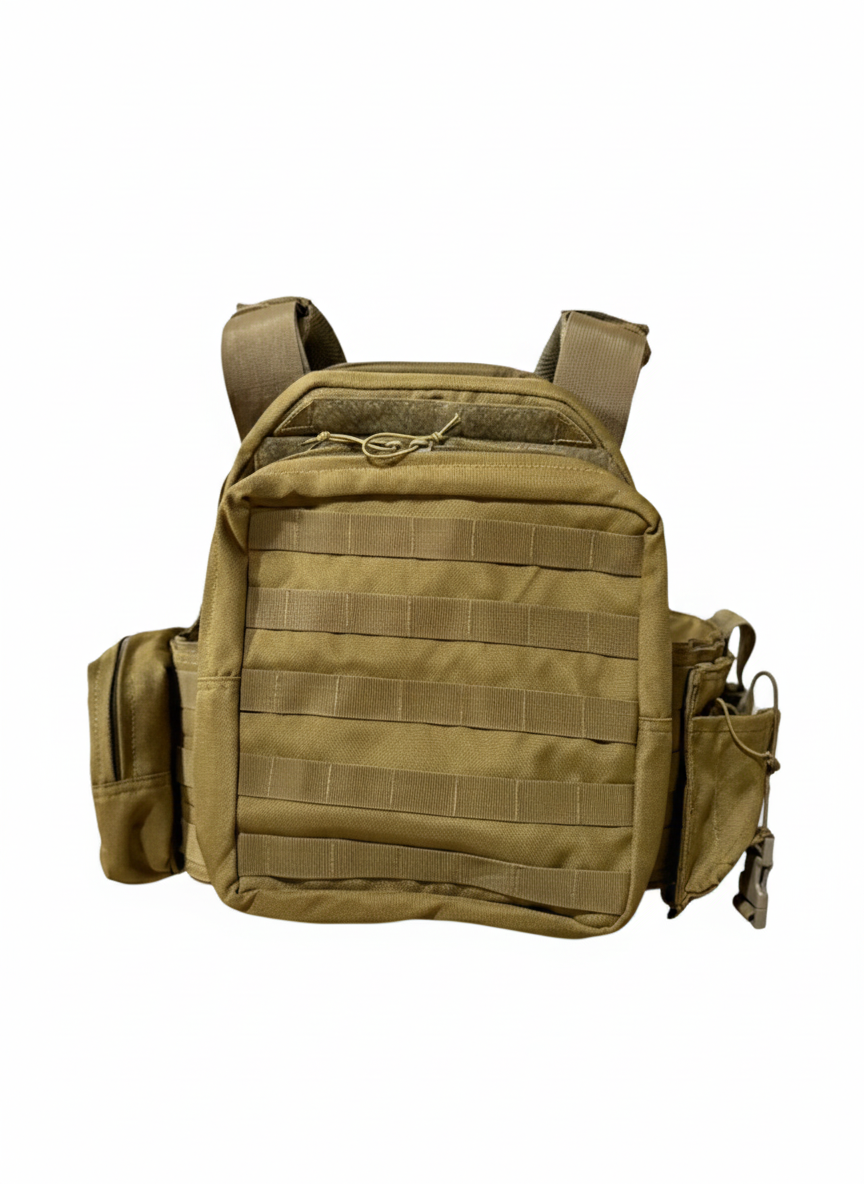 Full Assault Package Vest (FAPV) Gen5 Plate Carrier-Coyote-Advanced Padding
