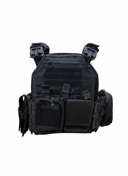 Full Assault Package Vest (FAPV-QR) Gen5 Plate Carrier-Black-Advanced Padding