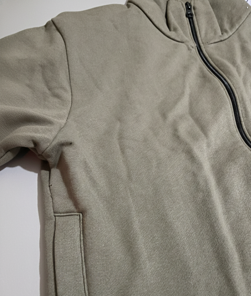 (20 Sets) Olive Green Track Suit in French Terry 300 Gsm Heavy Fabric