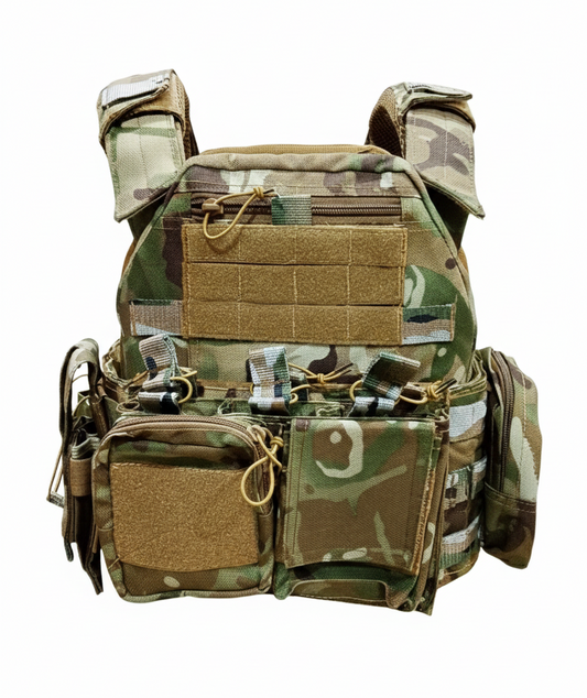Full Assault Package Vest (FAPV) Gen5 Plate Carrier-MTP British Camo-Advanced Padding