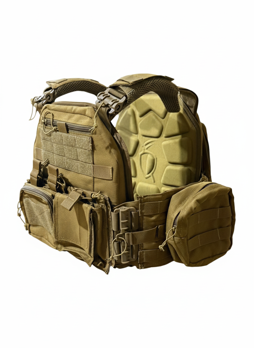 Full Assault Package Vest (FAPV-QR) Gen5 Plate Carrier-Coyote-Advanced Padding
