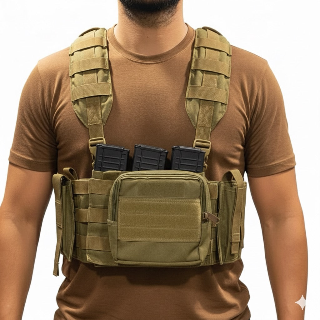 Raider Chest Rig Multicam - Professional Tactical Load Bearing Vest for Pakistan Military & Police