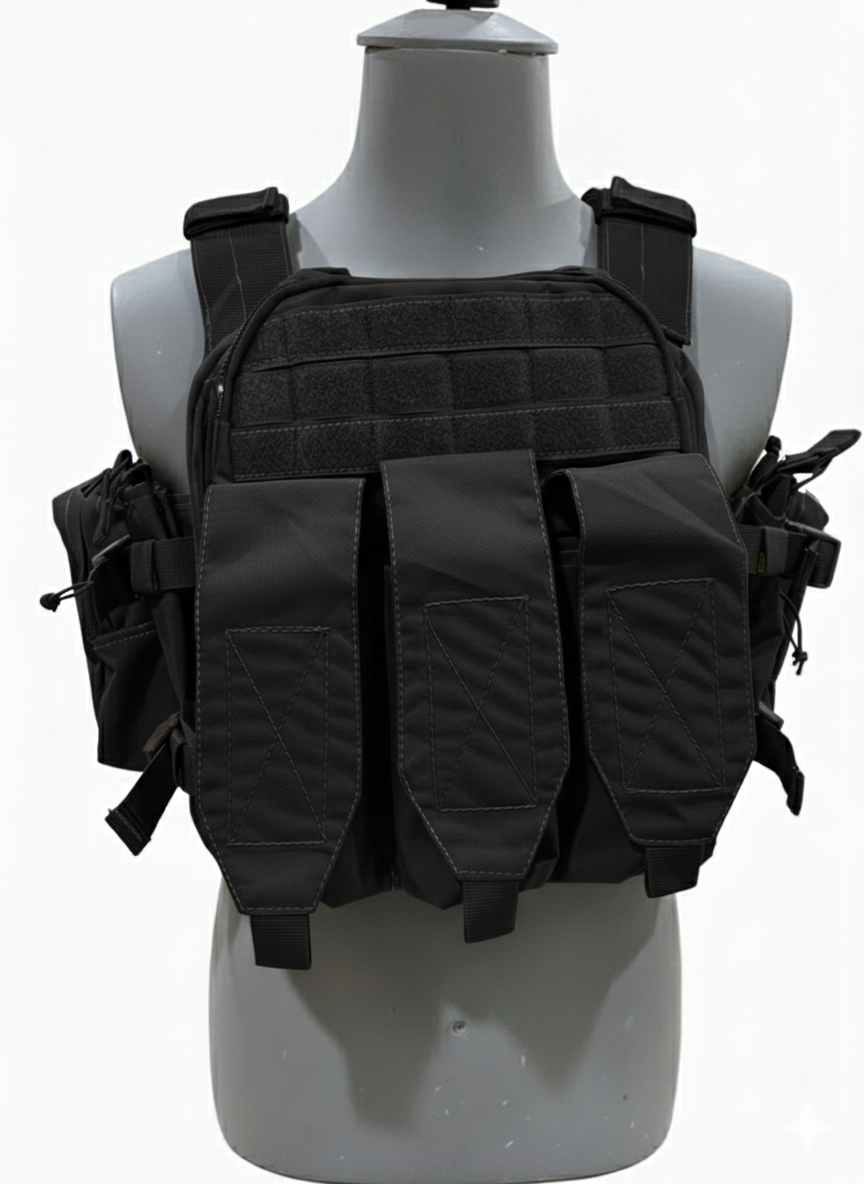 MPC V3 Micro Plate Carrier Black- Lightweight Body Armor | Specter Defense
