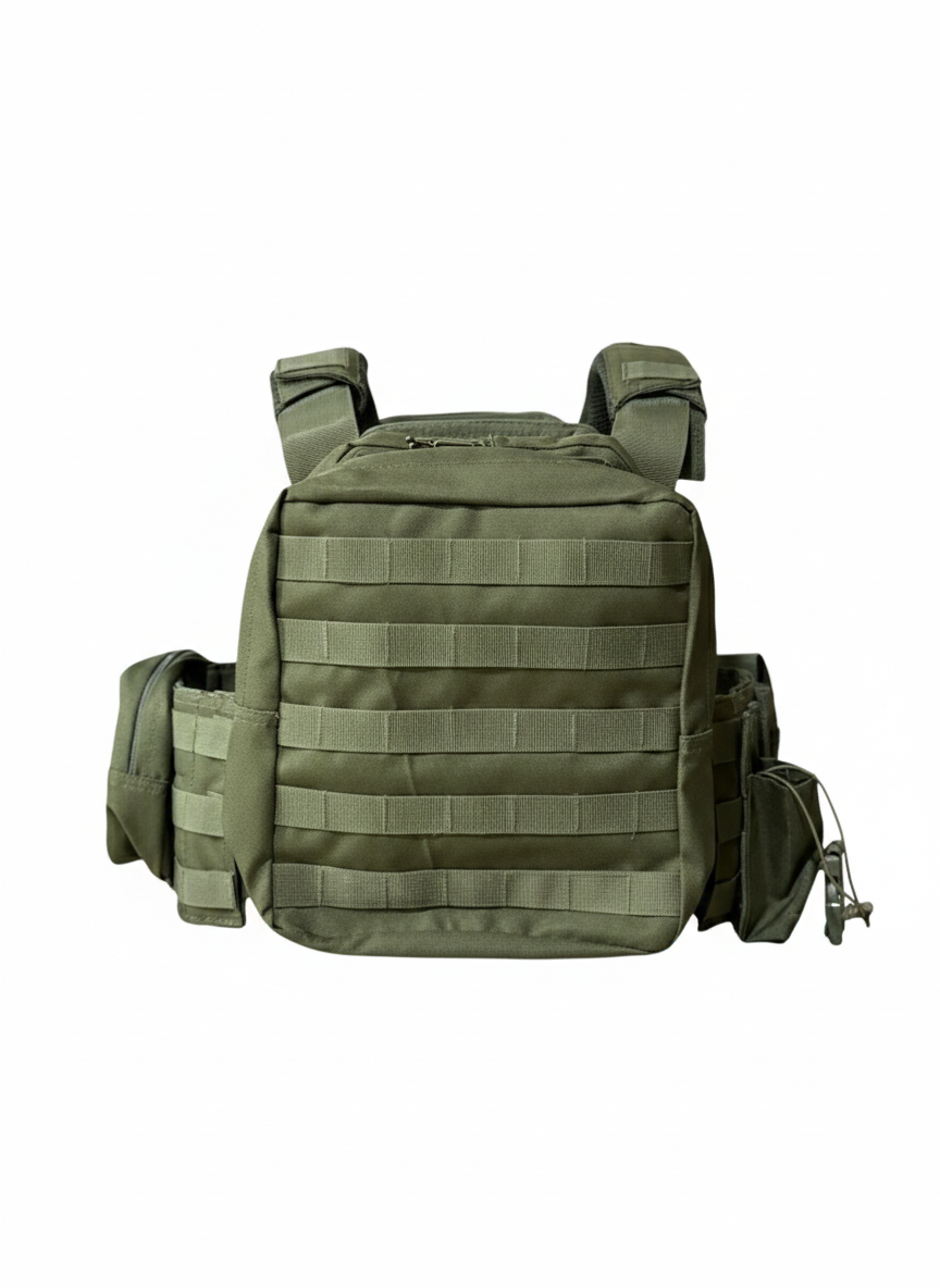 Full Assault Package Vest (FAPV) Gen5 Plate Carrier-Green-Advanced Padding
