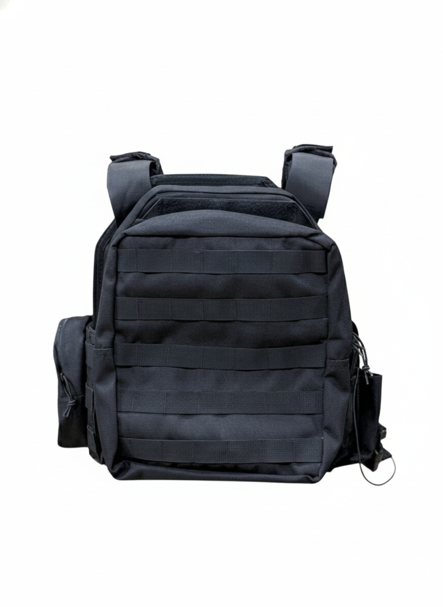Full Assault Package Vest (FAPV) Gen5 Plate Carrier-Black-Advanced Padding