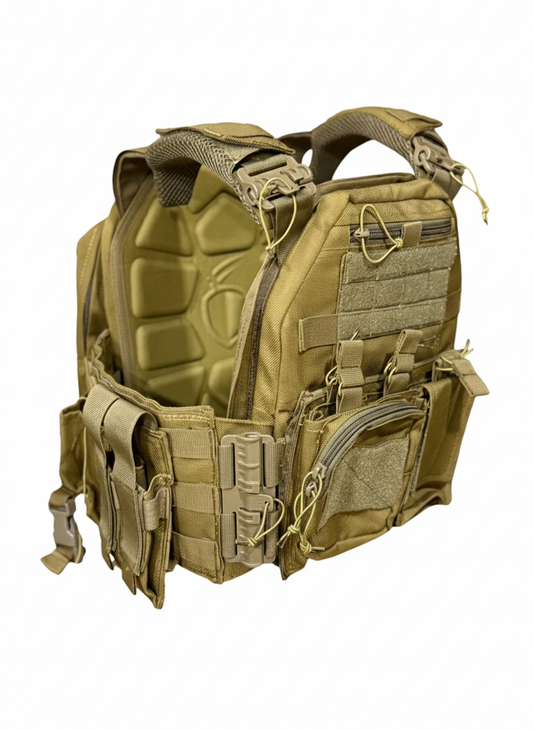Full Assault Package Vest (FAPV-QR) Gen5 Plate Carrier-Coyote-Advanced Padding