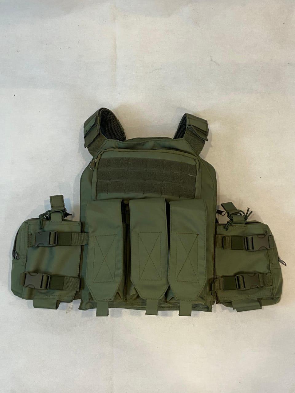 Olive green army colour plate carrier v3 