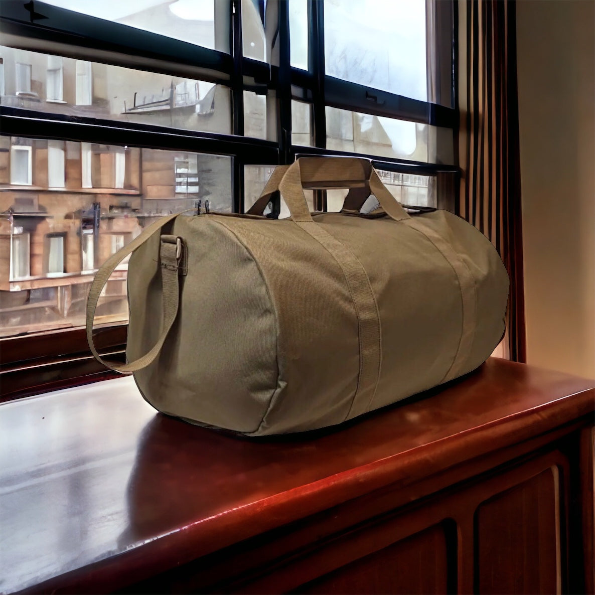 (20 Bags) Duffel Bag 21”x 14” 80L Coyote Brown